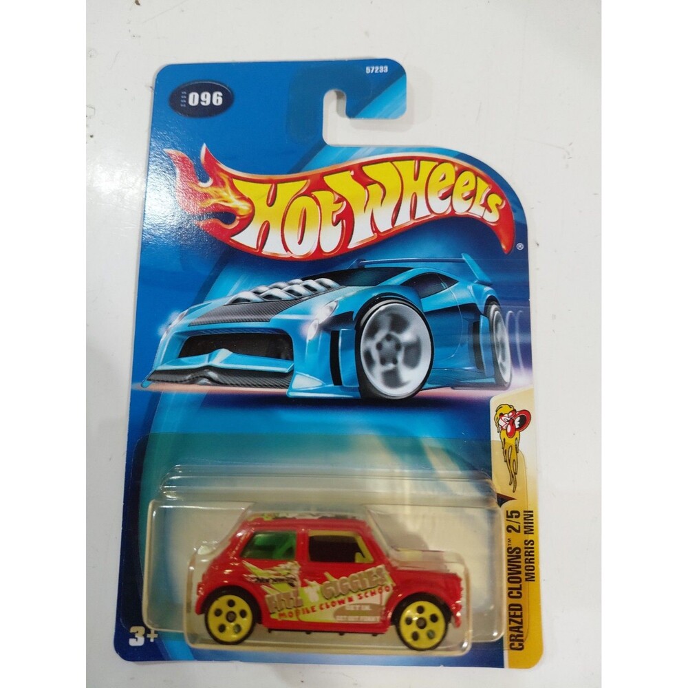 NIP Hot Wheels Crazed Clown 1:64 Die Cast Clown School Mini Cooper Classic Car